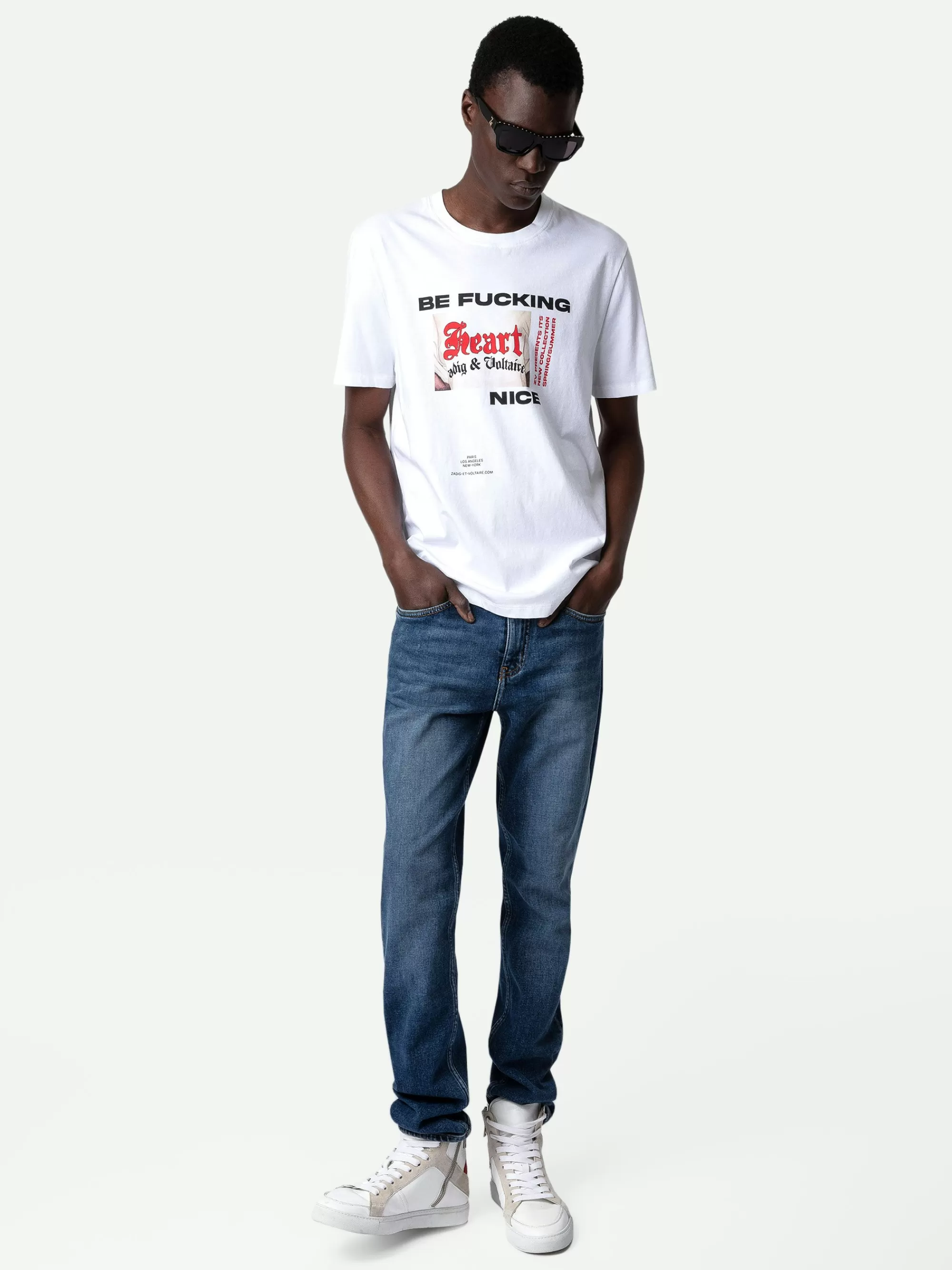 Spring/Summer 2024 | T-Shirts | Zadig&Voltaire Ted Photoprint T-shirt White