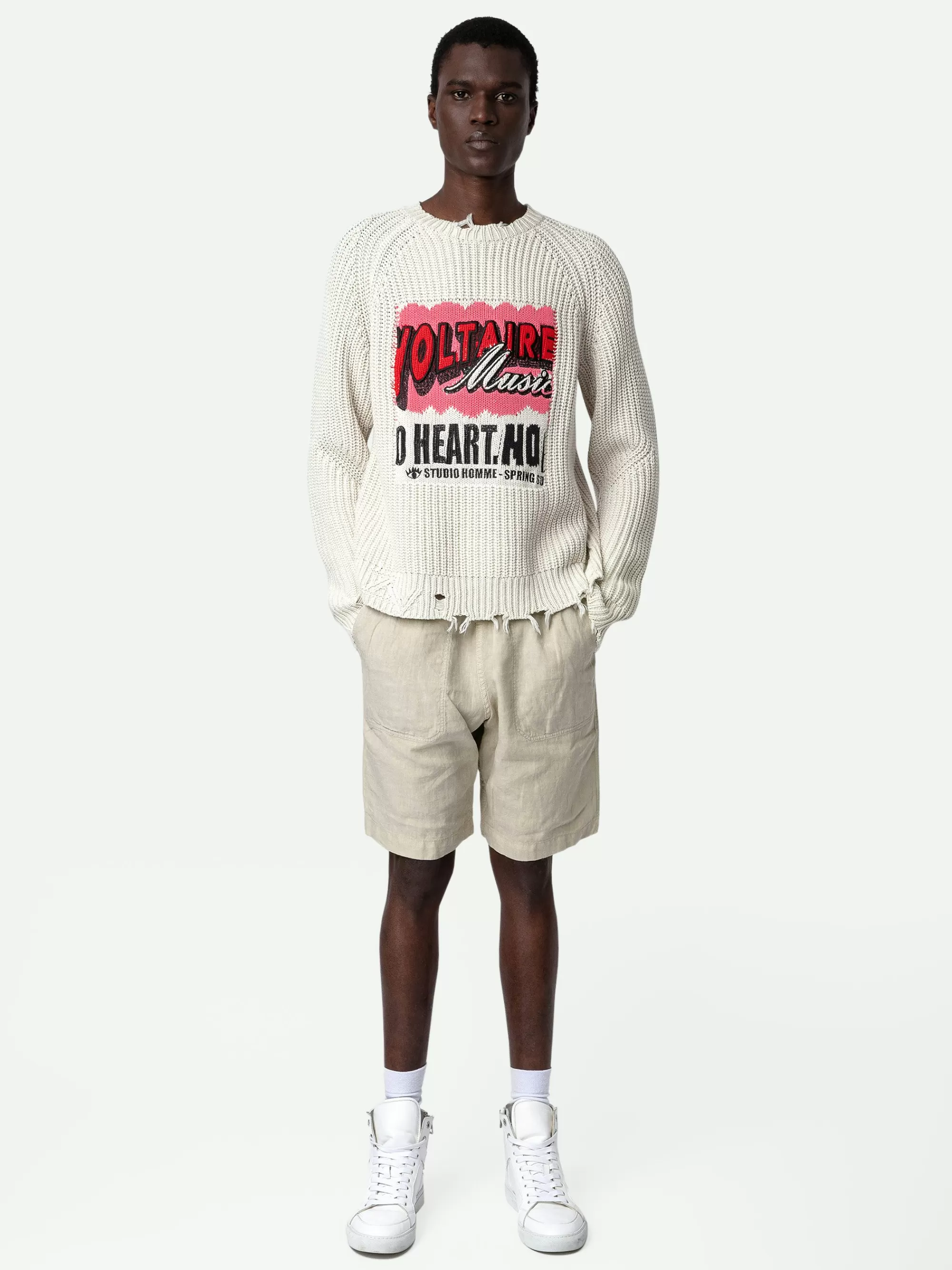 Spring/Summer 2024 | Sweaters & Cardigans | Zadig&Voltaire Tim Sweater Naturel