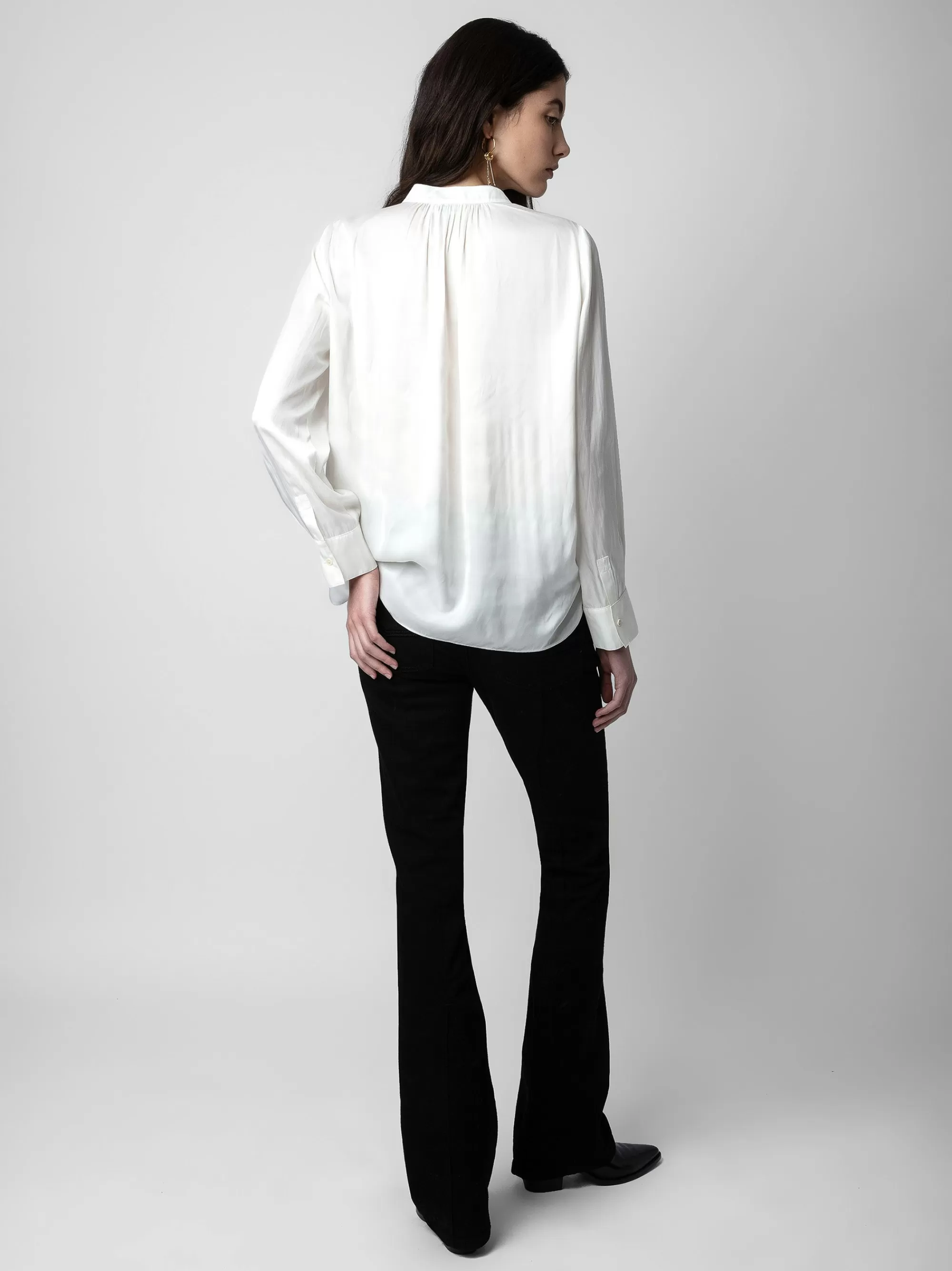 Tops & Shirts | Iconics | Zadig&Voltaire Tink Satin Tunic White