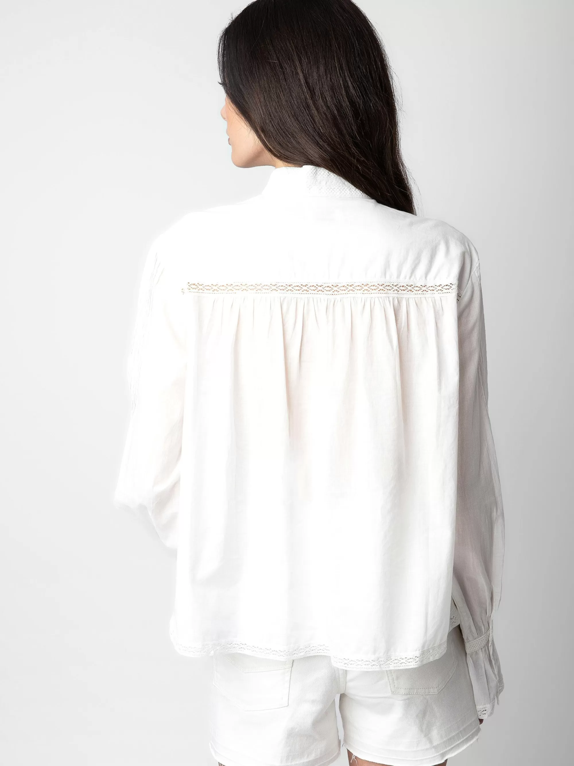 Tops & Shirts | Spring/Summer 2024 | Zadig&Voltaire Tricia Shirt White