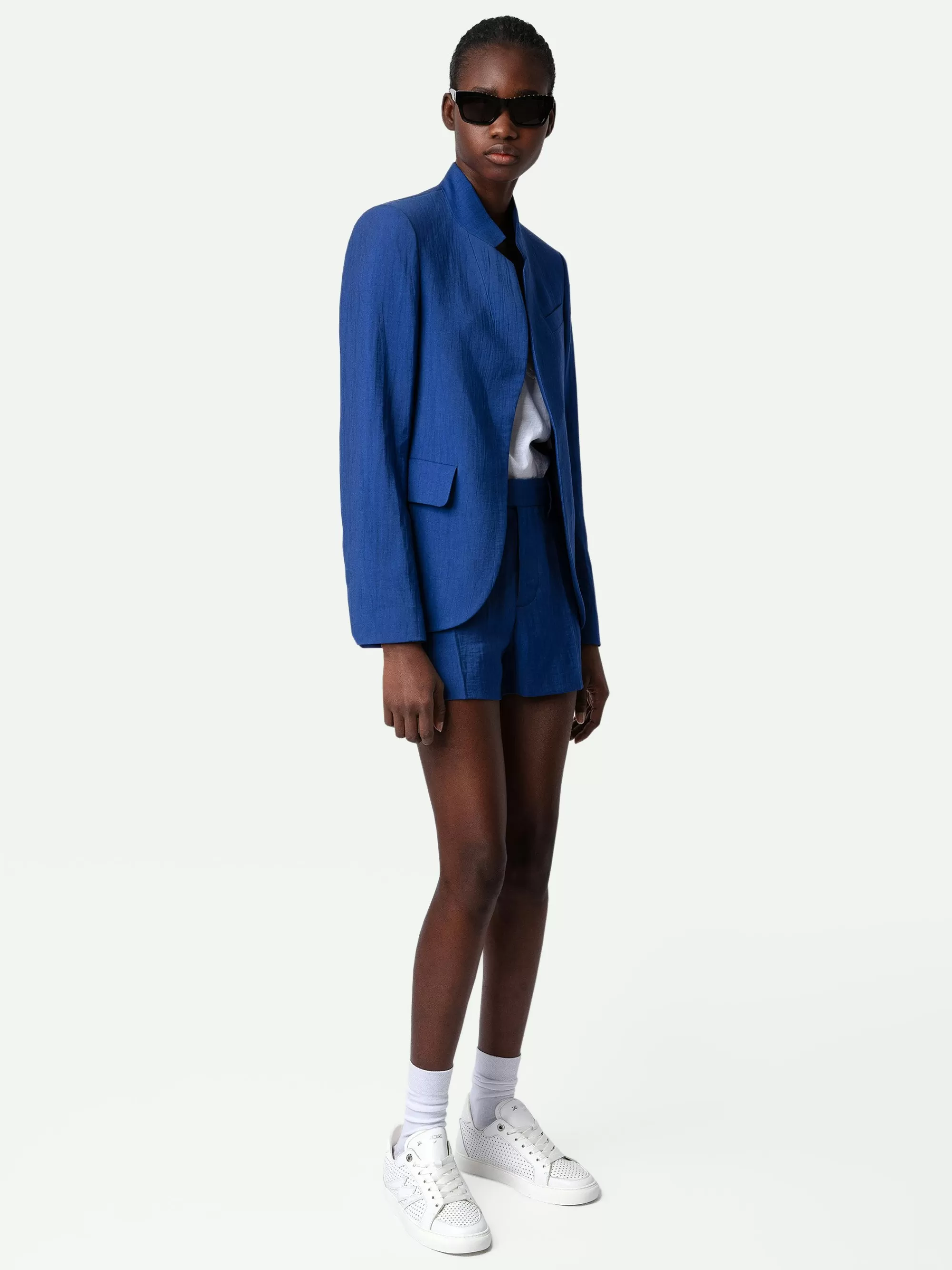 Blazers | Suiting | Zadig&Voltaire Very Linen Blazer Deep sea
