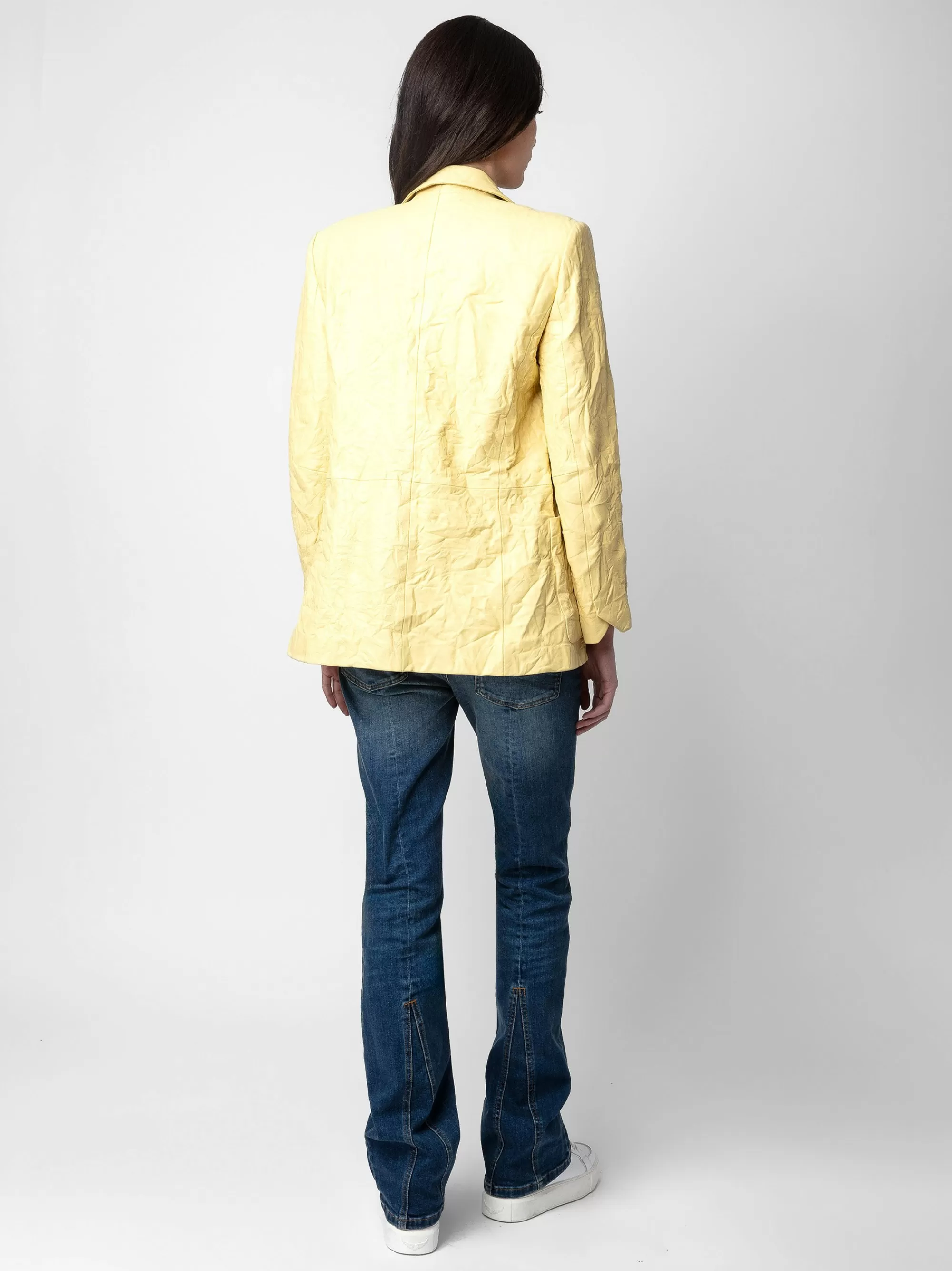 Jackets & Coats | Blazers | Zadig&Voltaire Visko Crinkled Leather Blazer Shea