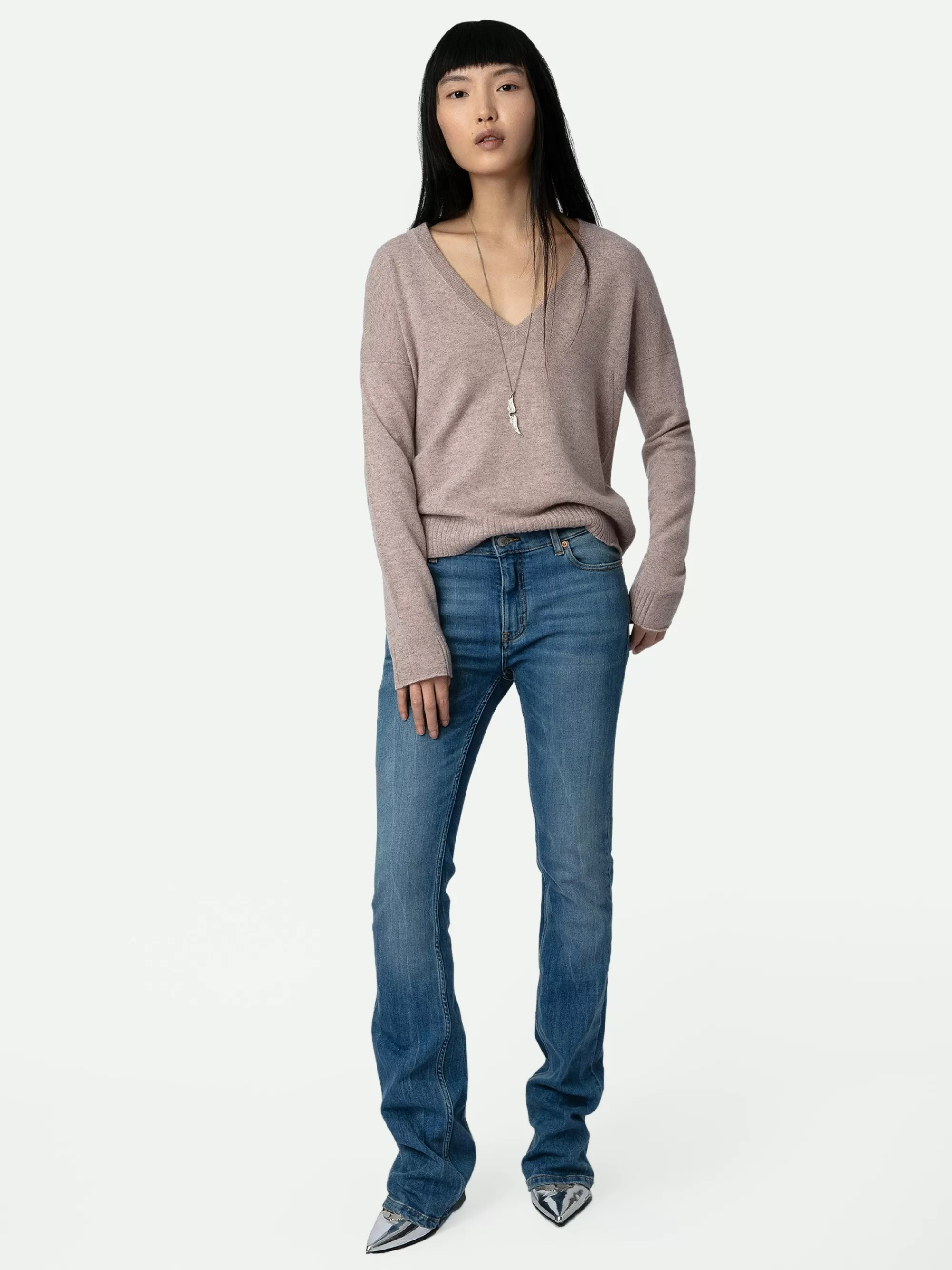 Sweaters & Cardigans | Cashmere | Zadig&Voltaire Vivi Cashmere Sweater Primrose