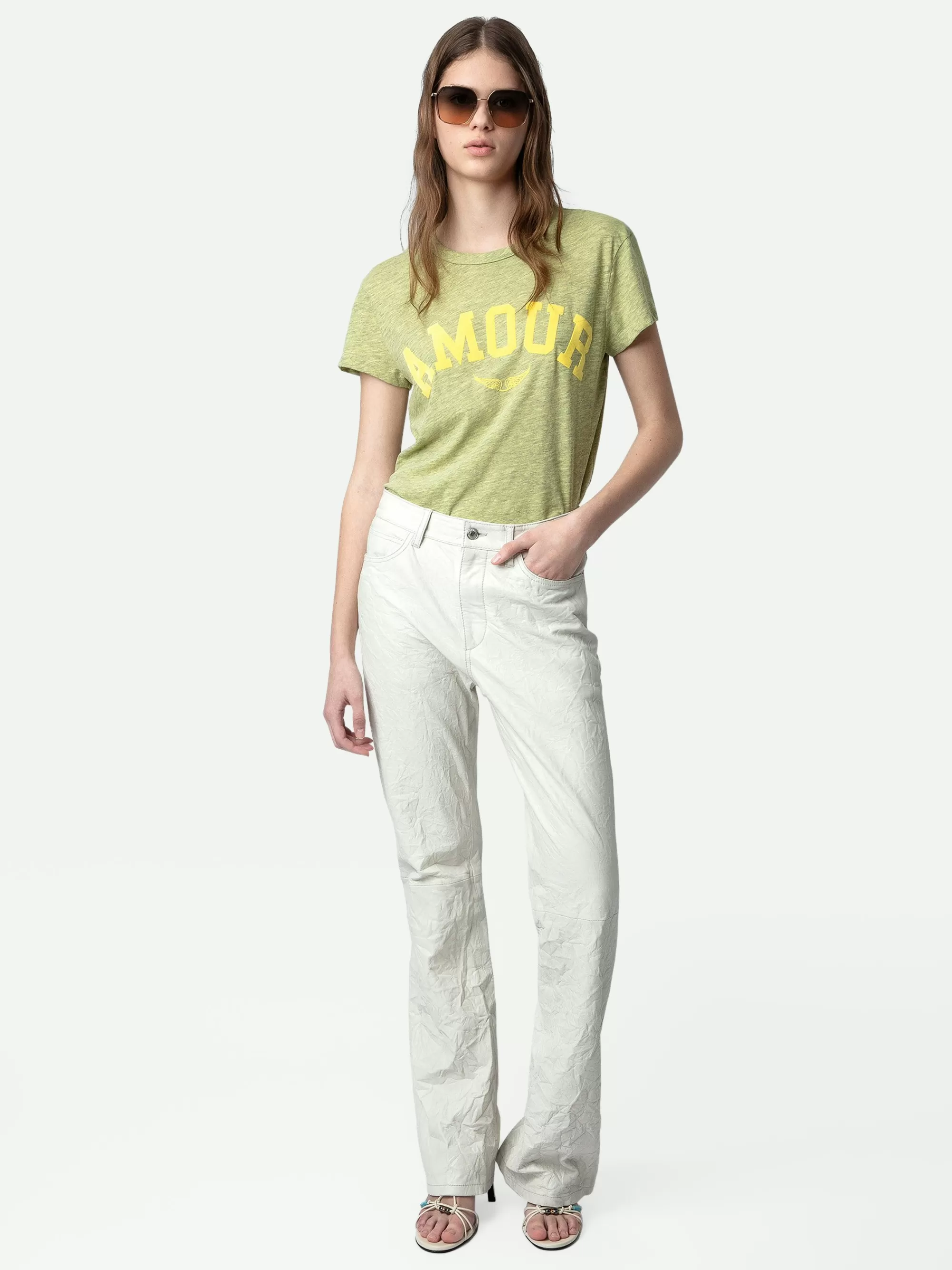 T-Shirts | Spring/Summer 2024 | Zadig&Voltaire Walk Amour T-shirt Cedra
