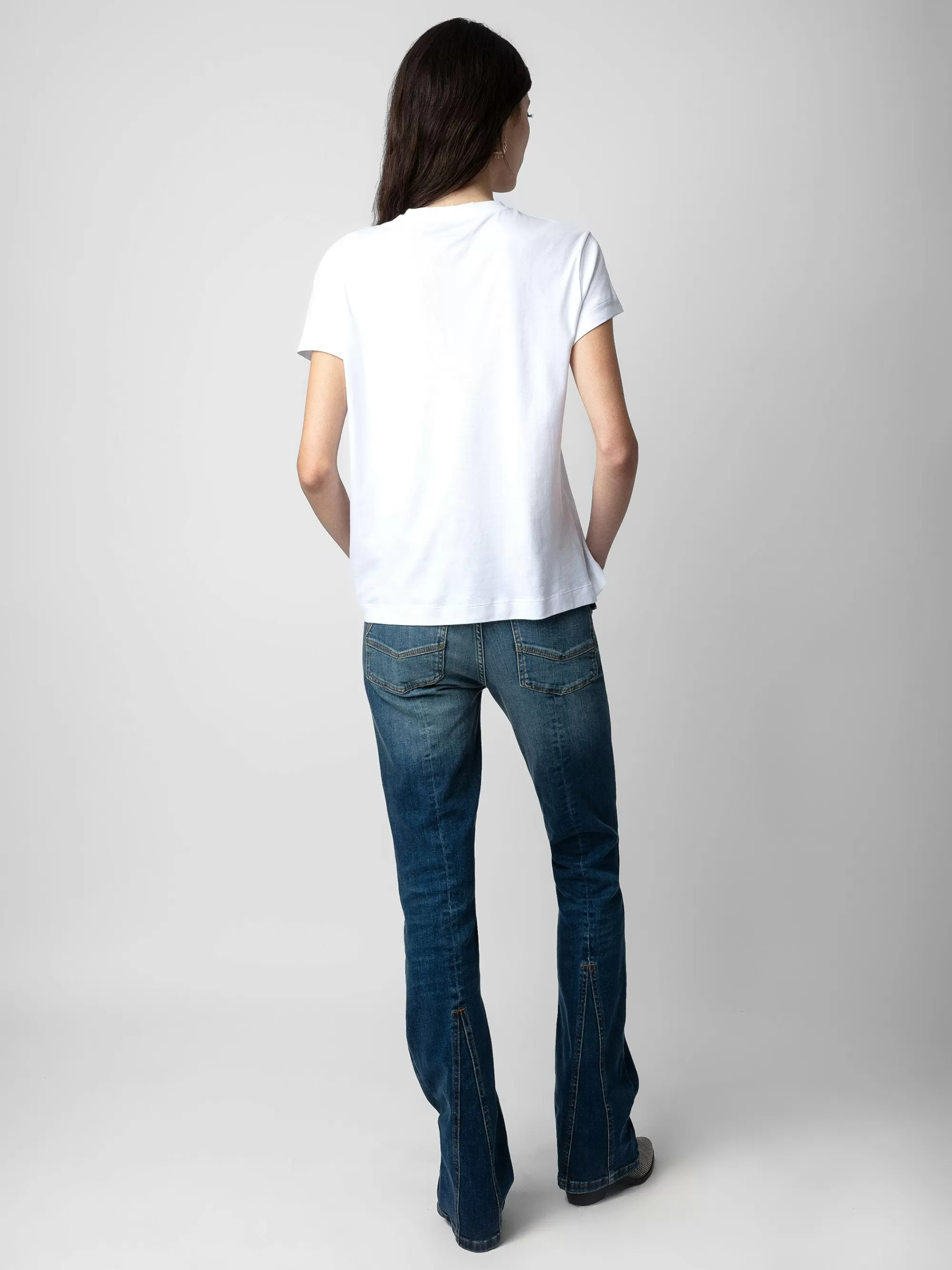 T-Shirts | Iconics | Zadig&Voltaire Walk Blason T-Shirt White