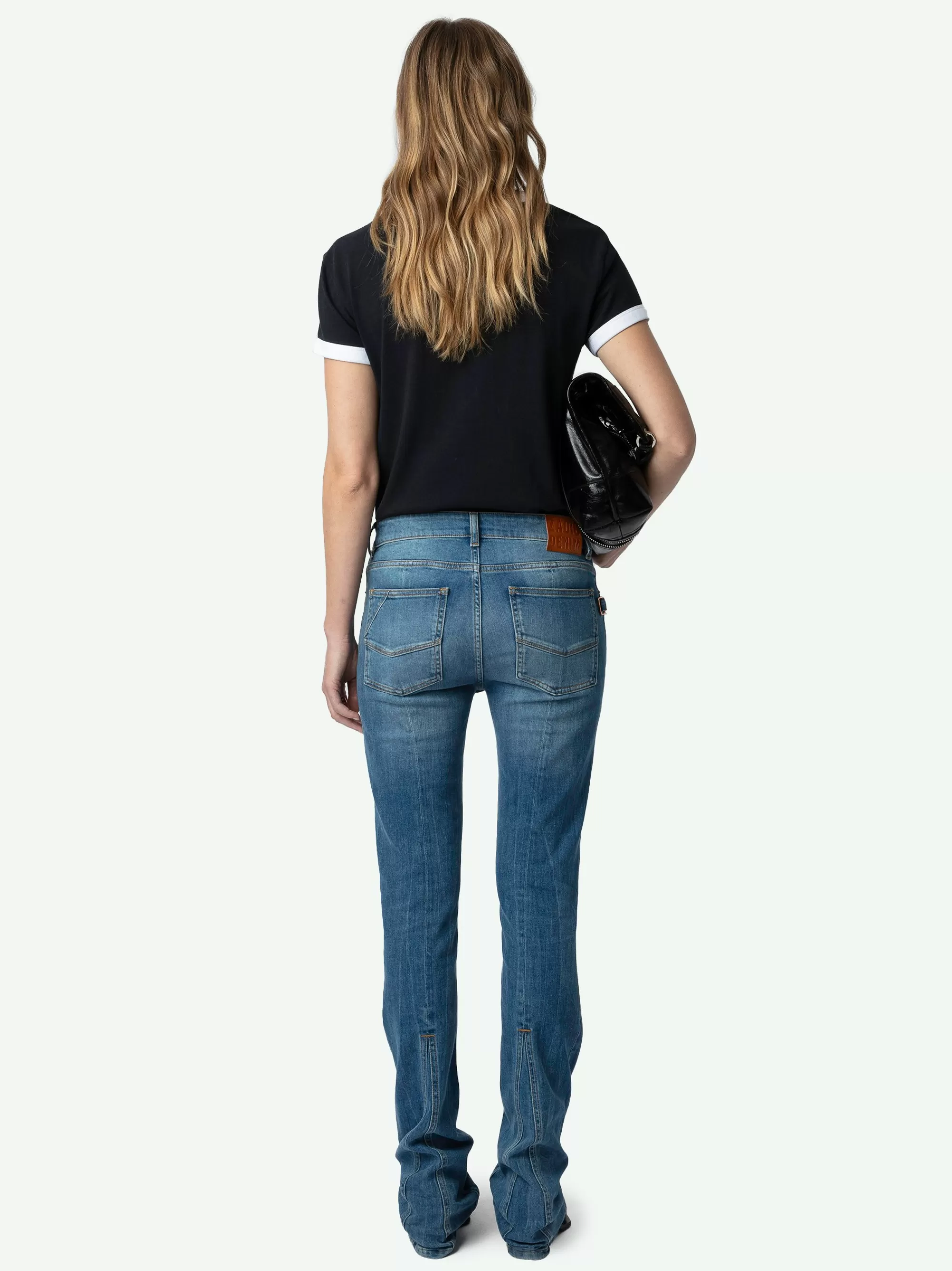 T-Shirts | Embellishment | Zadig&Voltaire Walk Diamante Insignia T-shirt Black