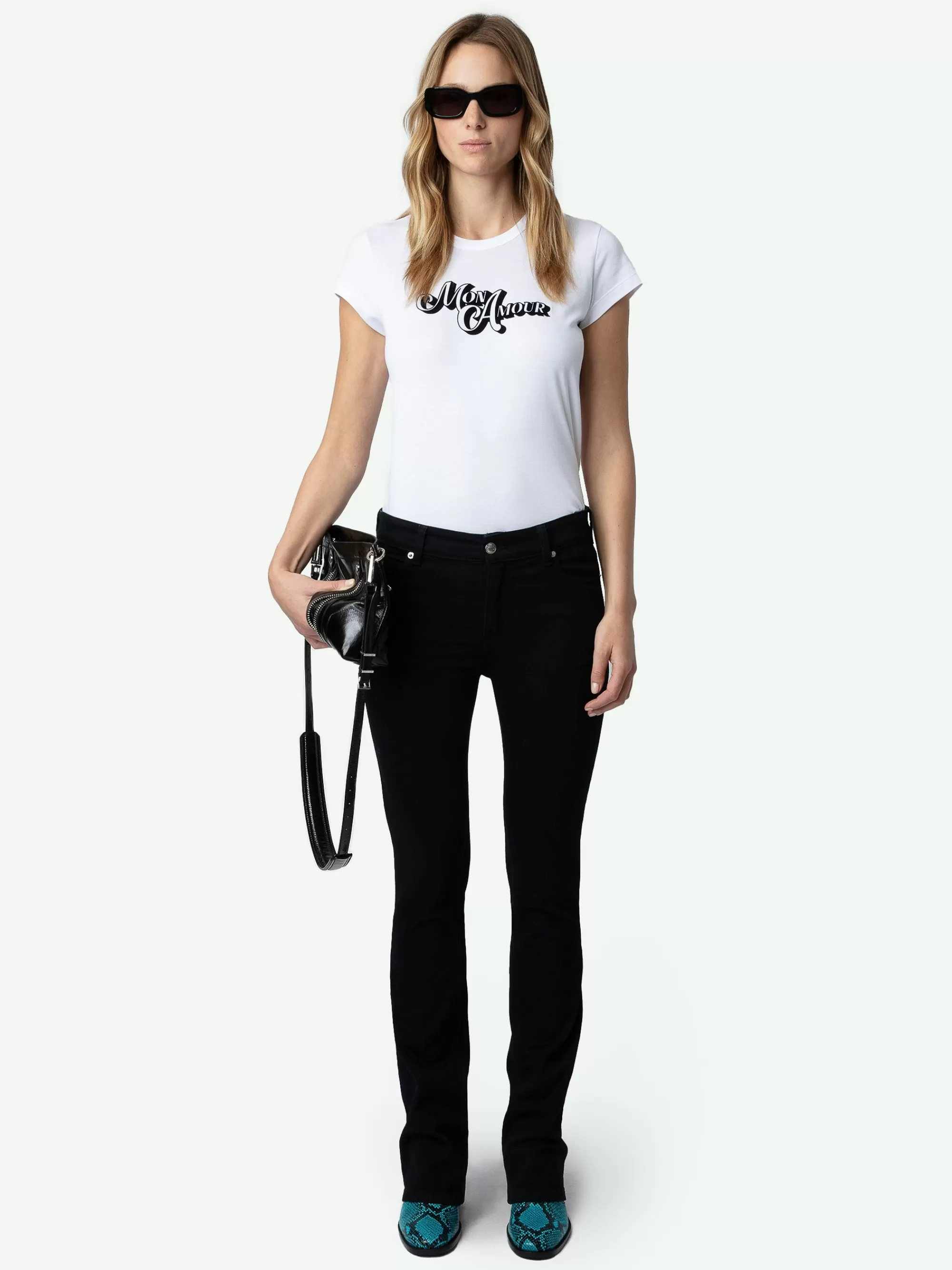 T-Shirts | Shop New In | Zadig&Voltaire Woop Amour T-shirt White