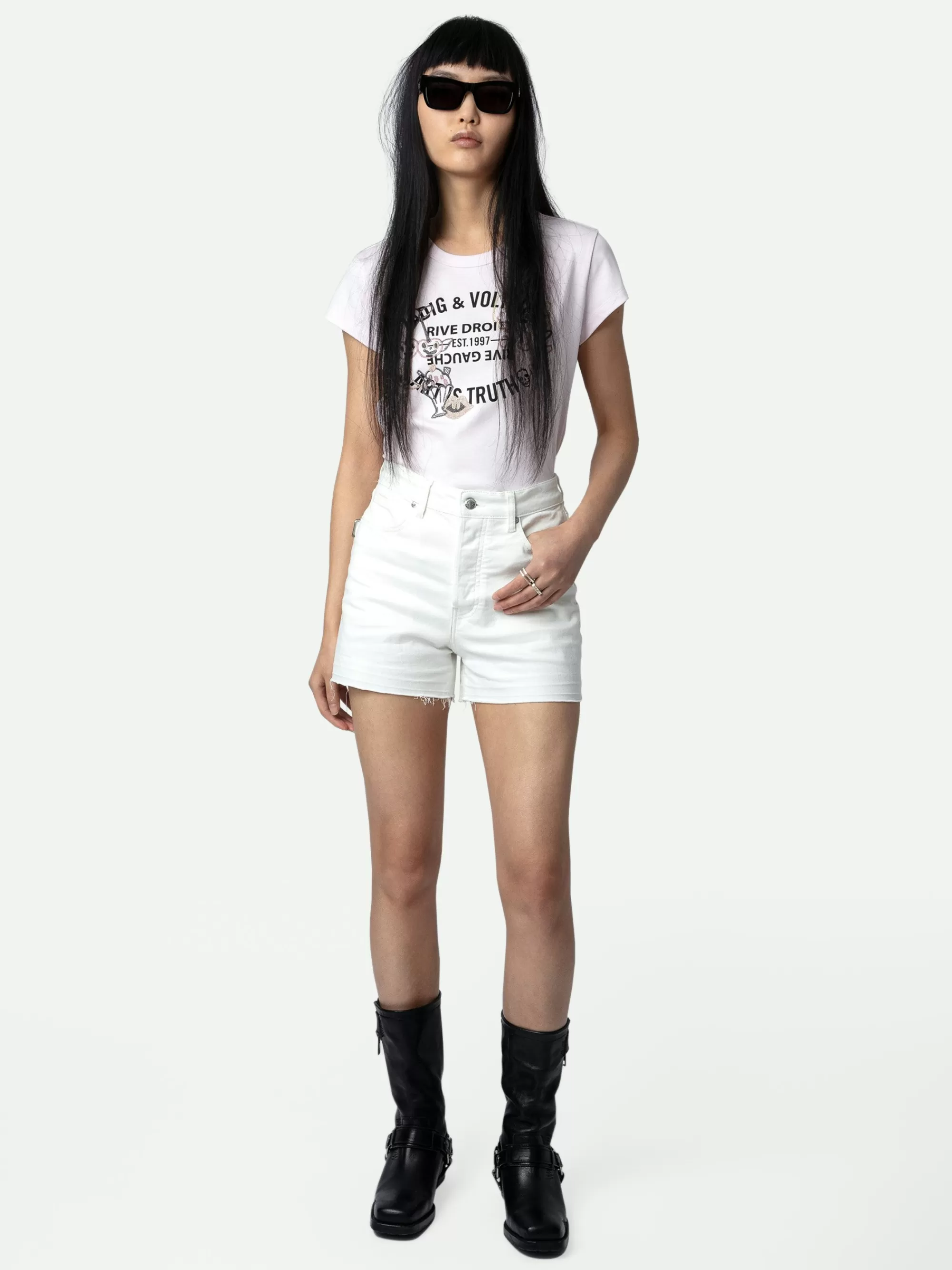 T-Shirts | Shop New In | Zadig&Voltaire Woop Insignia T-shirt Parme