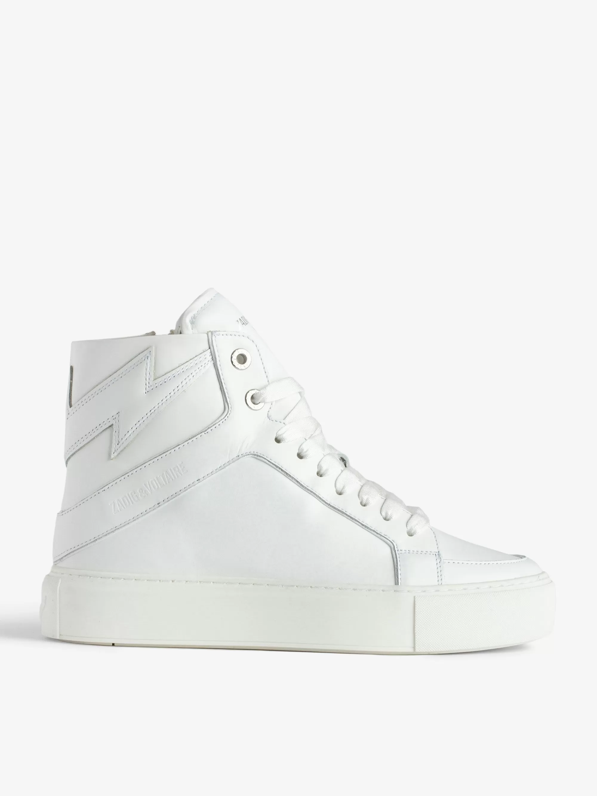 Sneakers | Sneakers | Zadig&Voltaire ZV1747 High Flash High-Top Platform Sneakers White