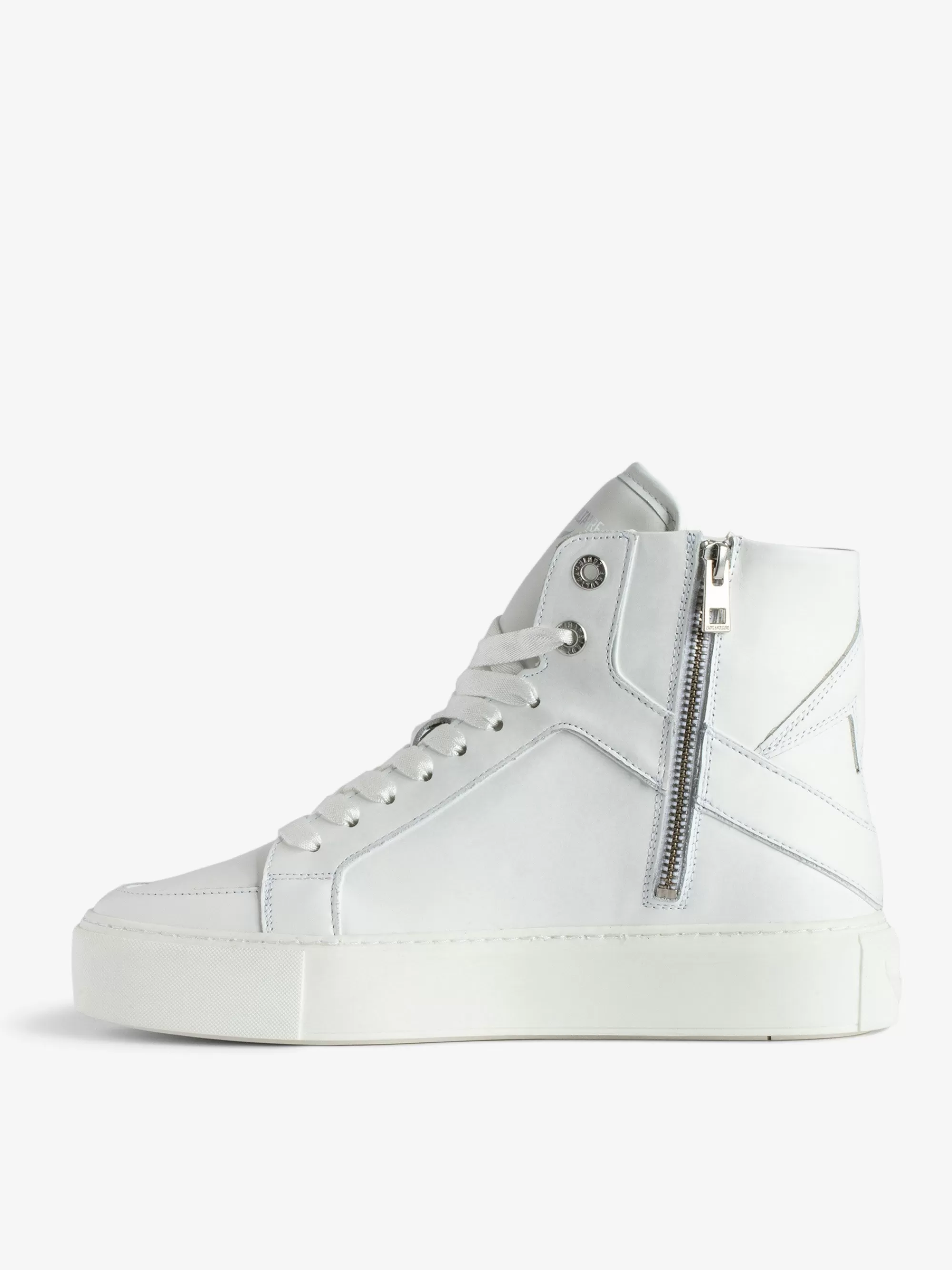 Sneakers | Sneakers | Zadig&Voltaire ZV1747 High Flash High-Top Platform Sneakers White