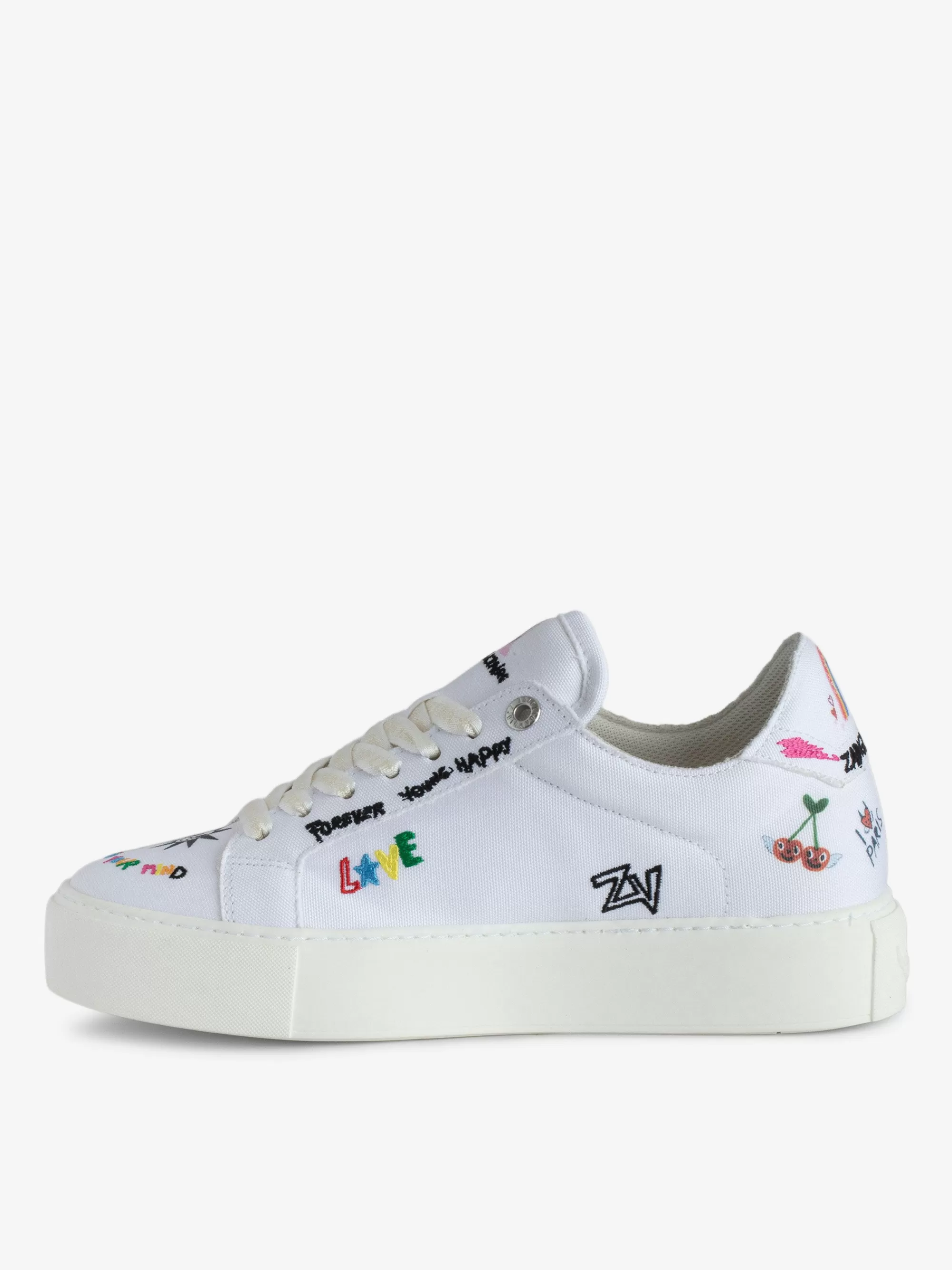 Sneakers | Sneakers | Zadig&Voltaire ZV1747 La Flash Chunky Low-Top Sneakers White