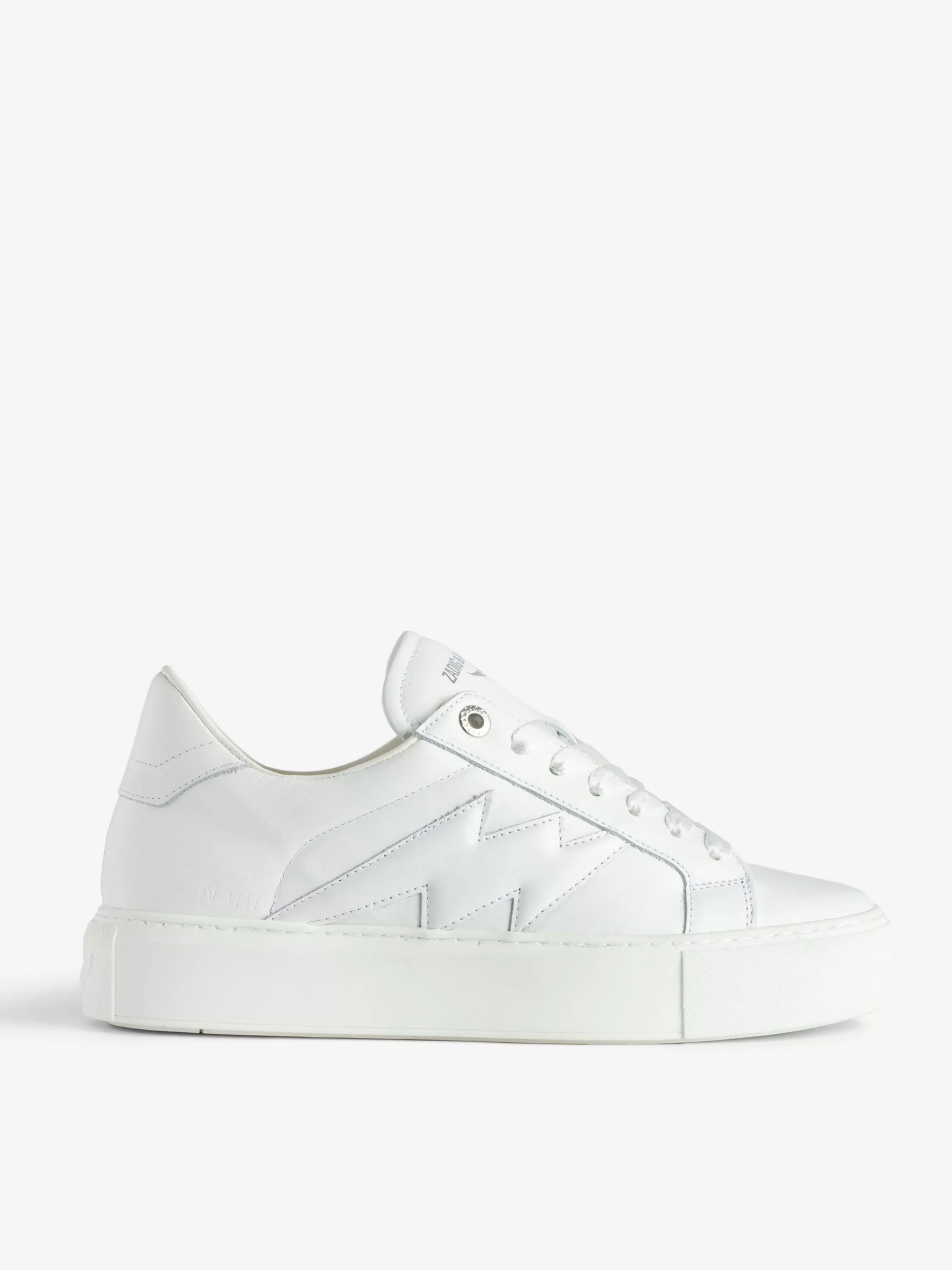 Sneakers | Sneakers | Zadig&Voltaire ZV1747 La Flash Low-Top Platform Sneakers White